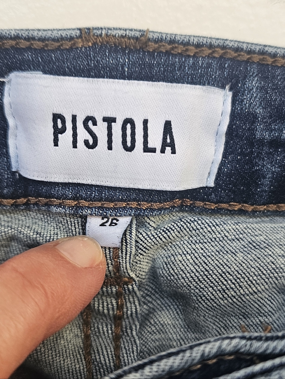 Pistola Light Wash Denim Jeans